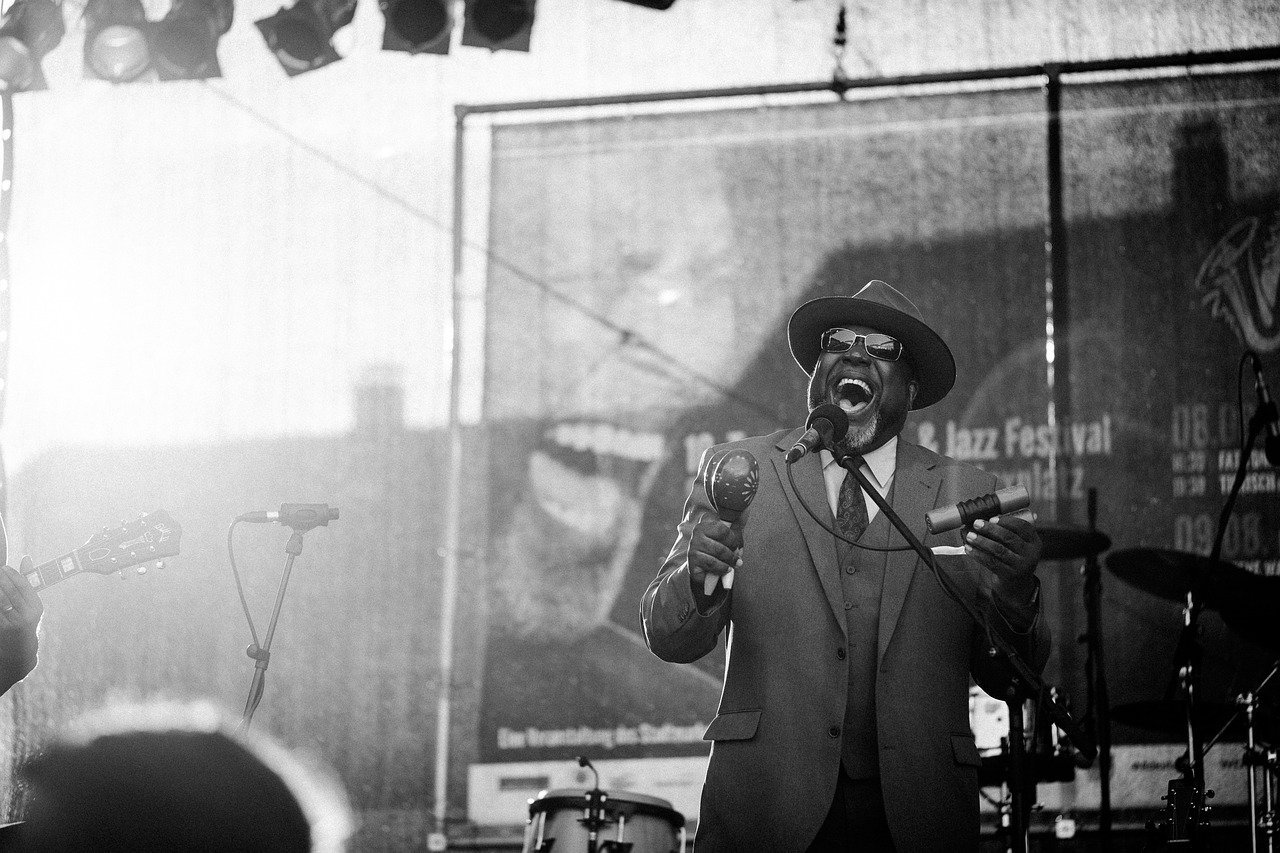 jazz, concert, singer, blues, music, monochrome, jazz, jazz, jazz, jazz, jazz, music