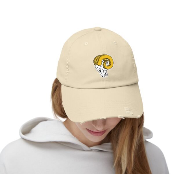 Los Angeles Rams Vintage Unisex Distressed Cap - Image 8