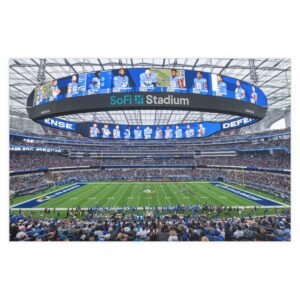 Los Angeles Rams SoFi Stadium Indoor and Outdoor Silk Posters