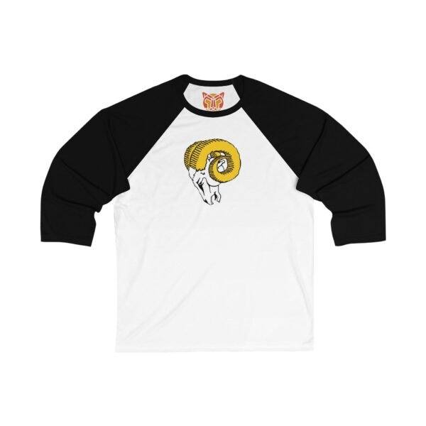Los Angeles Rams Vintage Unisex 34 Sleeve Baseball Tee - Image 5