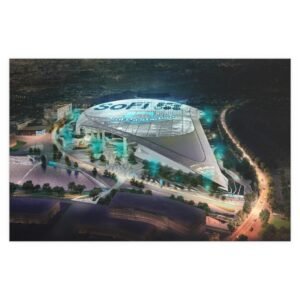 Los Angeles Rams SoFi Stadium Indoor and Outdoor Silk Posters