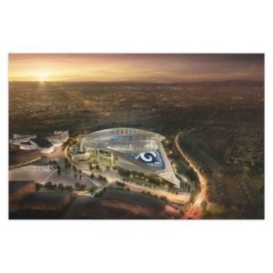 Los Angeles Rams SoFi Stadium Indoor and Outdoor Silk Posters