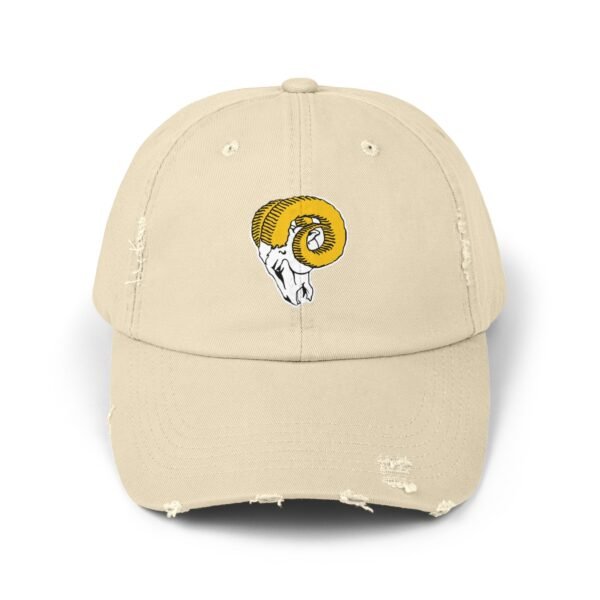 Los Angeles Rams Vintage Unisex Distressed Cap - Image 5
