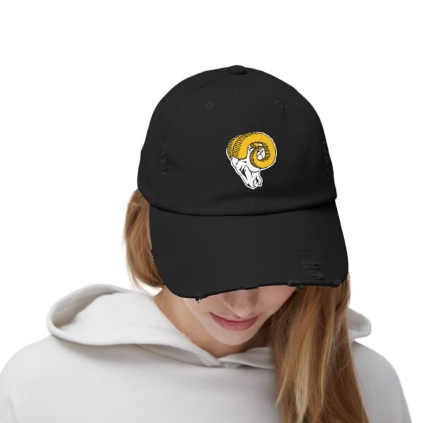Los Angeles Rams Vintage Unisex Distressed Cap - Image 4
