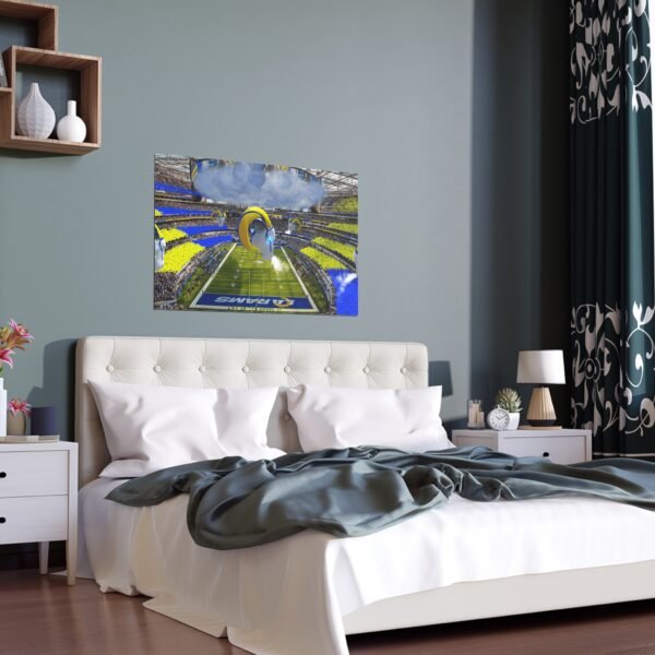 Los Angeles Rams SoFi Stadium Indoor and Outdoor Silk Posters - Image 2
