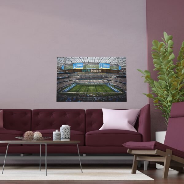 Los Angeles Rams SoFi Stadium Indoor and Outdoor Silk Posters - Image 3
