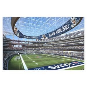 Los Angeles Rams SoFi Stadium Indoor and Outdoor Silk Posters