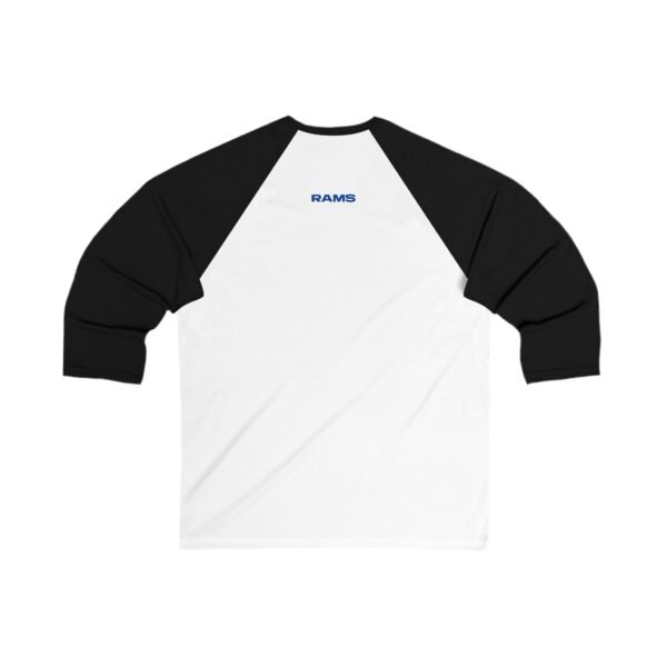 Los Angeles Rams Vintage Unisex 34 Sleeve Baseball Tee - Image 6