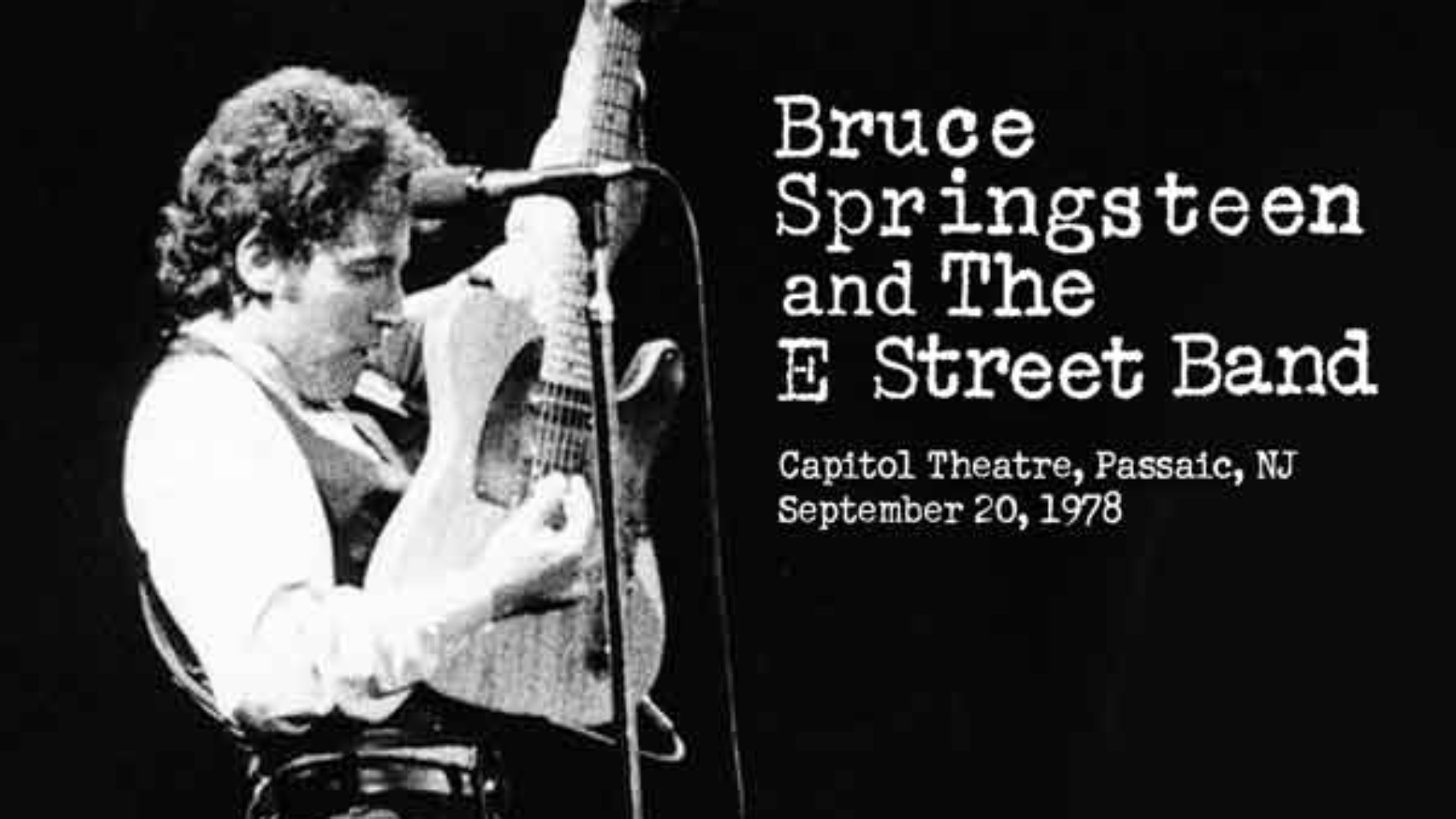 Bruce Springsteen and The E Street band 1978 09 20 Passaic