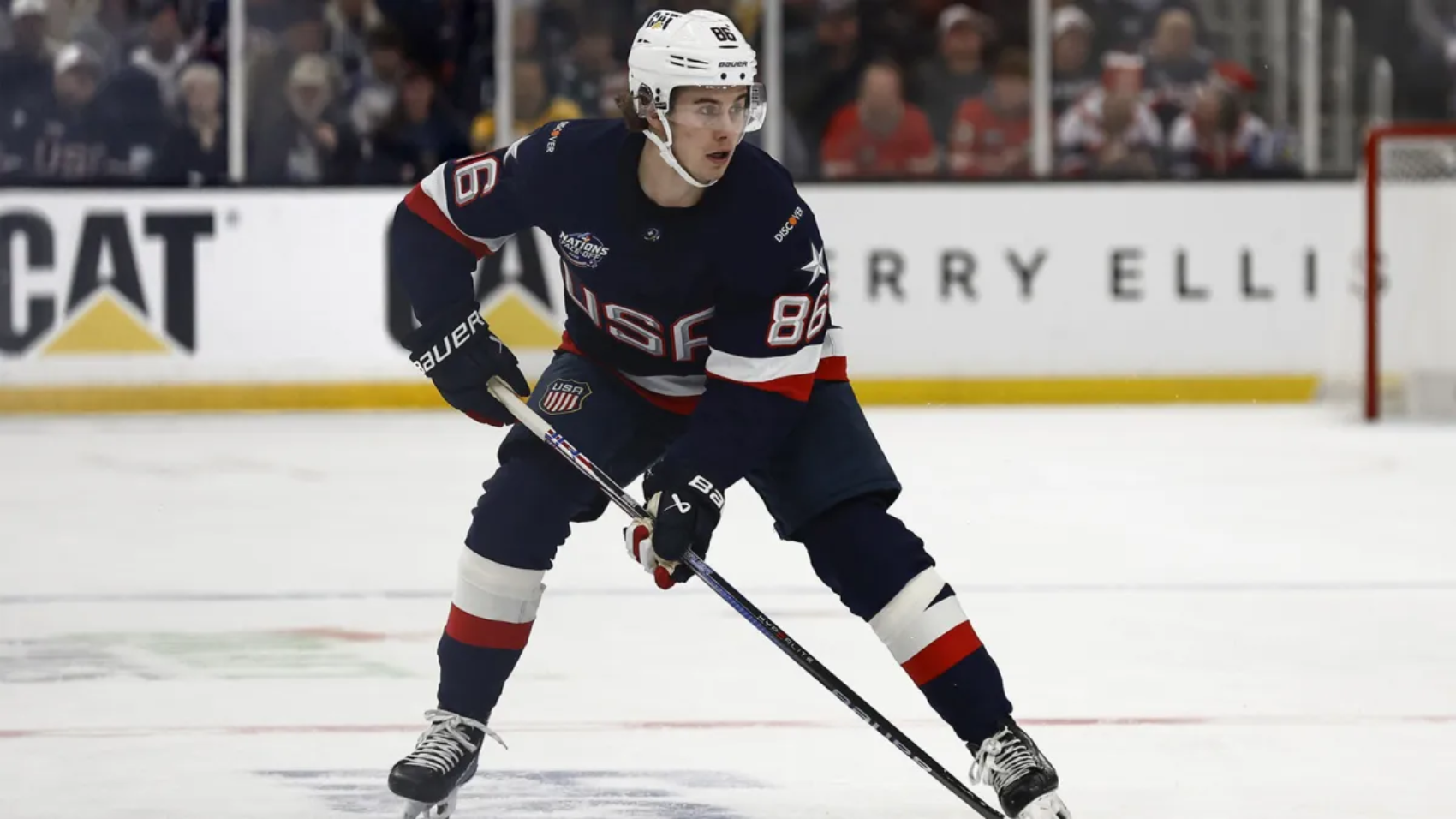 United-States-forward-Jack-Hughes-during-the-4-Nations-Face-Off-1