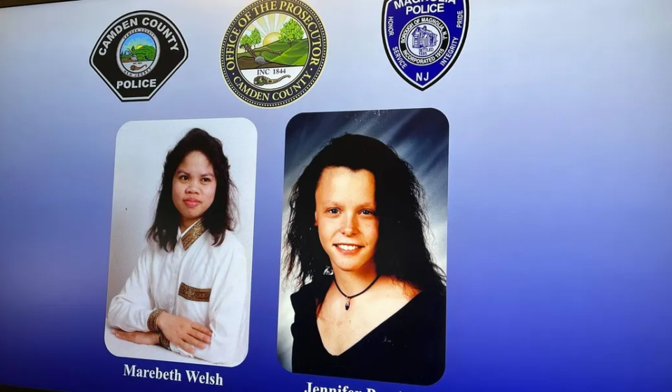 authorities-display-photos-of-24-year-old-marebeth-welsh-and-16-year-old-jennifer-persia-whose-murders-remained-unsolved-for-mo